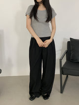 [1+1] ルエル ラウンドネック半袖Tシャツ