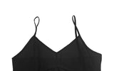 Cower Strap Layered See-through One Piece