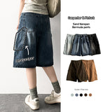 ジュードピンタックプリーツカーフェンダーバミューダパンツ