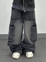 D-Ring Long Denim Pants