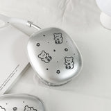 [AirPods Max] Black maro bear hard case (1set)