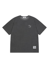 RORA SMALL LOGO PIGMENT HALF T UNISEX (3COLOR)