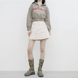Ned Buckle Suede Middle Boots