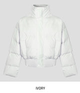 Ote High Neck Crop Puffer Padding