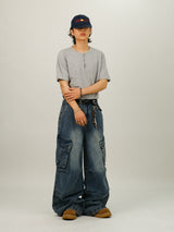 ROO Parachute Cargo Denim Pants