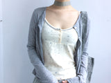 Dawn Star button sleeveless
