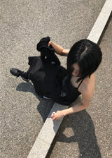 ホルタードレープワンピース