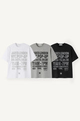 Pop-up vintage print T-shirt