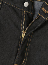 Patched Bermuda Roll-up Denim