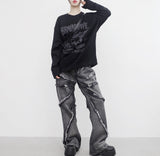 (Unisex) バーティープリントTシャツ