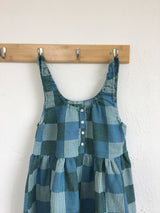 Lauv patchwork blouse (2color)
