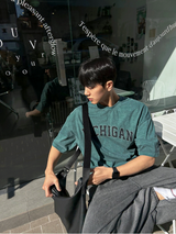 ウォッシュドミシガン半袖Tシャツ