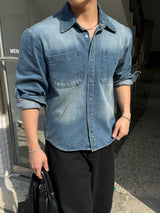 Vine two pocket denim shirt