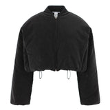 SHINE PADDING IN BLACK