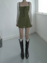 Plume Jacquard Sleeveless One Piece