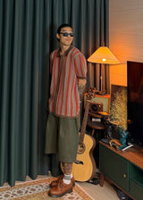 Insider Striped Collar Cardigan  3COLOR