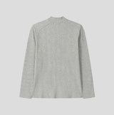ジレオン ハーフジップ リブ ロングスリーブTシャツ