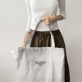 Summer ☁️ Stripe Canvas Bag (one color)