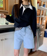 Picket collar sweatshirt - mtm