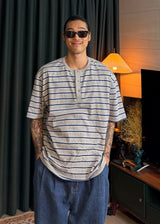Dangara Henry Neck Short-Sleeve 2color