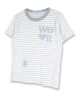 WE LOVE IT ストライプTシャツ_グレー