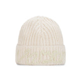 VARZAR Handle Logo Beanie / Ivory