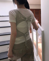 Lud Layered Short-Sleeve Top Set