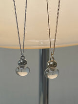 stone long necklace