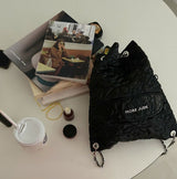 Flower backpack black
