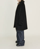 Belted Balmacan Single Alpaca Half Coat (Wool Coat/Winter Coat)