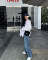 [ Self-made ] Signature Essential Overfit Plain Long Sleeve T-shirt