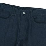 flare washed denim pants (indigo blue)