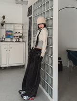 Linz Two-Tone Layered Knit Cardigan