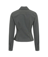 DOZI - Pinched Unbalance shirt _ GREY