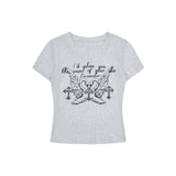 Angel Wing Graphic Slim Tee