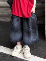 dirty smoke bermuda pants