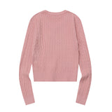 PRIMROSE V-NECK CROP KNIT (6COLOR)