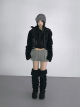 cable wool pumkin shorts(3 color) 