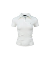 Metal Triclipse Polo Shirt White