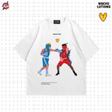 "シーユーインパリス" ボクシング 03 ゲームホワイトTシャツ