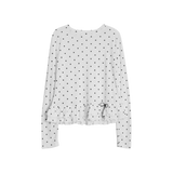ドットフリルレイヤードTシャツ