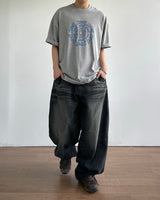 タイムプリントショーツスリーブTシャツ