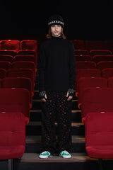 TURTLENECK KNIT T SHIRT / BLACK