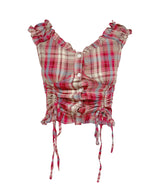 Cherry Elin Check Blouse