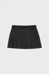 PLEATS SKIRT (GREY)