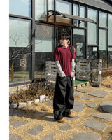 Skull Dart Wide Cargo Denim Pants