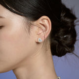 Bold Heart Earring (Silver 925)