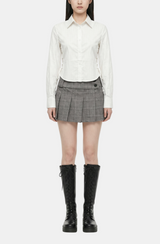 ソフィーストライプシャーリングシャツ