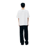 WIDE STRAIGHT FIT PANTS [BLACK]