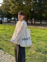ワッフルオーバーヘンリーネック長袖Tシャツ